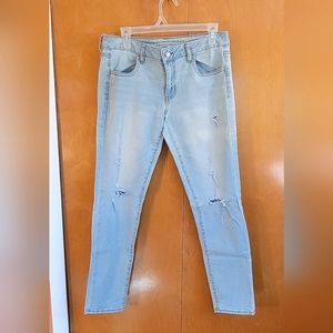 American Eagle Light Wash Jegging Sz 12
